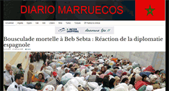 Desktop Screenshot of diariomarruecos.com